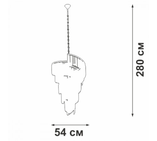 Подвесная люстра Vitaluce V58380-8/16 Подвесная люстра Vitaluce V58380-8/16