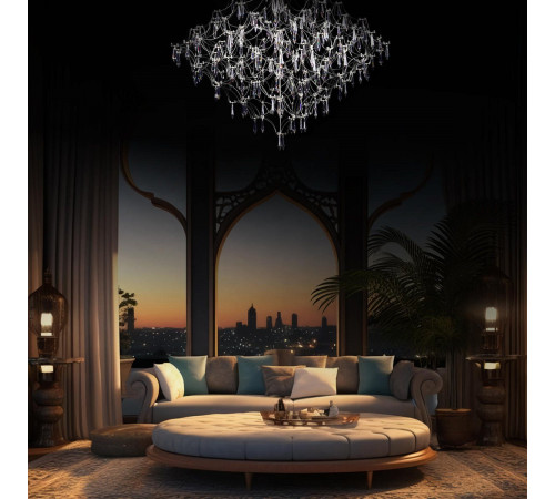 Подвесная люстра Loft IT Mira 10259/1000 Silver Asfour Подвесная люстра Loft IT Mira 10259/1000 Silver Asfour