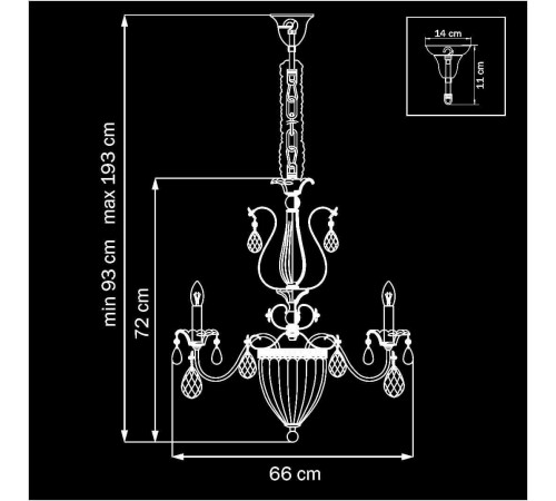 Подвесная люстра Lightstar Schon 790114 Подвесная люстра Lightstar Schon 790114