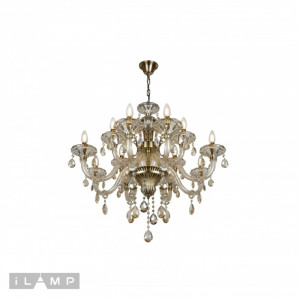 Подвесная люстра iLamp Asia 61079-8+4 BR