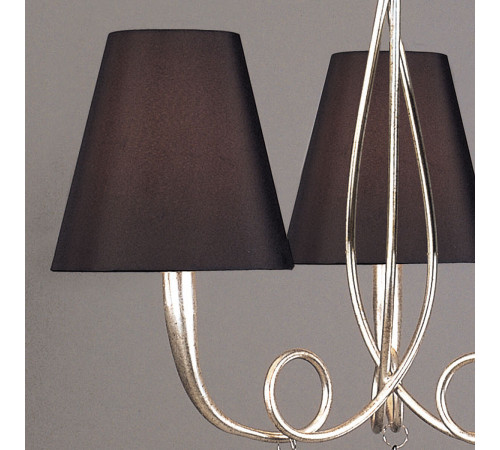 Подвесная люстра Mantra Paola Painted Silver 3532