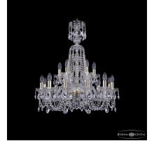 Подвесная люстра Bohemia Ivele Crystal 1402/12+6/240/XL-77 G