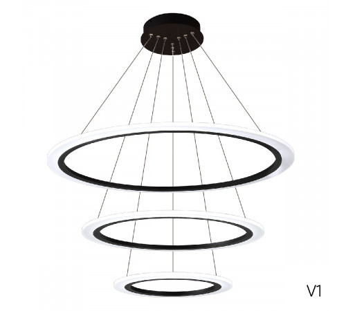 Подвесная люстра Crystal Lux MANZANA SP67W LED BLACK Подвесная люстра Crystal Lux MANZANA SP67W LED BLACK