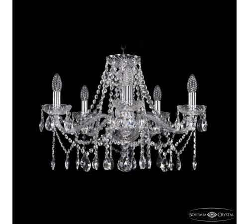 Подвесная люстра Bohemia Ivele Crystal 1413/5/200 Ni Подвесная люстра Bohemia Ivele Crystal 1413/5/200 Ni