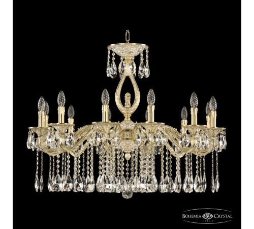 Подвесная люстра Bohemia Ivele Crystal Florence 71402/12/300 A GW FL2S