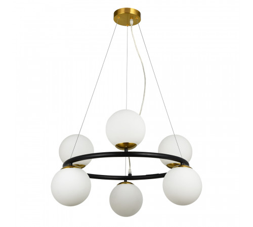 Подвесная люстра Arte Lamp Alcor A2224SP-6BK Подвесная люстра Arte Lamp Alcor A2224SP-6BK