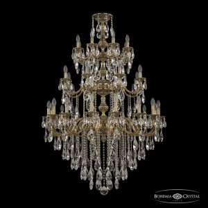 Подвесная люстра Bohemia Ivele Crystal Verona 72101/16+8+8/360/3d B GB