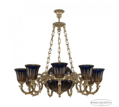 Подвесная люстра Bohemia Ivele Crystal Verona 72003P/9/210 G P2 U Amber-Blue/H-1K Подвесная люстра Bohemia Ivele Crystal Verona 72003P/9/210 G P2 U Amber-Blue/H-1K