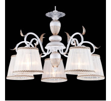Подвесная люстра Natali Kovaltseva IRIS 11389/5C WHITE GOLD