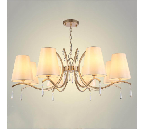 Подвесная люстра Crystal Lux Renata SP8 Gold Подвесная люстра Crystal Lux Renata SP8 Gold