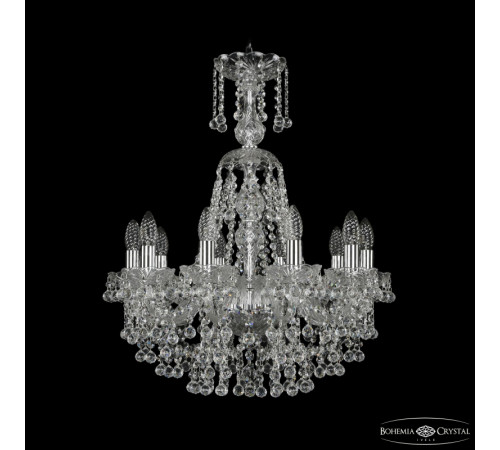 Подвесная люстра Bohemia Ivele Crystal 1409/10/195/XL-67 Ni