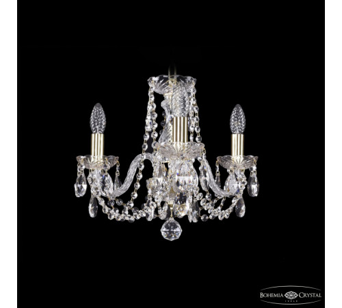 Подвесная люстра Bohemia Ivele Crystal 1402/3/141 G Подвесная люстра Bohemia Ivele Crystal 1402/3/141 G