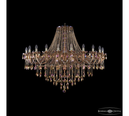 Подвесная люстра Bohemia Ivele Crystal 1415/24/530 G M777 Подвесная люстра Bohemia Ivele Crystal 1415/24/530 G M777