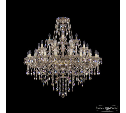 Подвесная люстра Bohemia Ivele Crystal 1415/20+10+5/400 G M801 Подвесная люстра Bohemia Ivele Crystal 1415/20+10+5/400 G M801