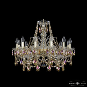 Подвесная люстра Bohemia Ivele Crystal 1411/12/240 G R777