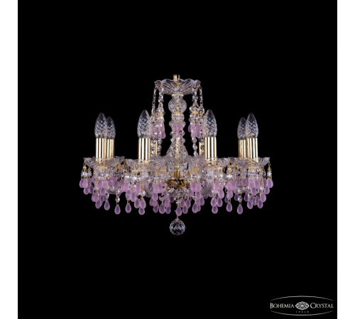 Подвесная люстра Bohemia Ivele Crystal 1410/8/160 G V7010 Подвесная люстра Bohemia Ivele Crystal 1410/8/160 G V7010