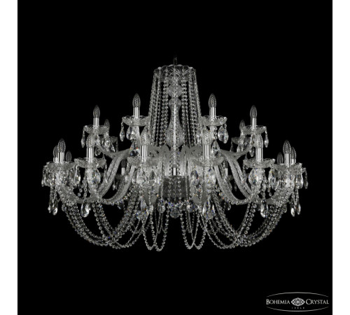 Подвесная люстра Bohemia Ivele Crystal 1402/16+8/460 Ni