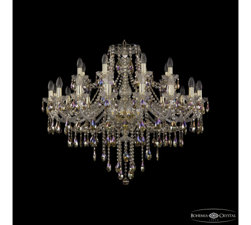 Подвесная люстра Bohemia Ivele Crystal 1415/16+8/360 G R801 Подвесная люстра Bohemia Ivele Crystal 1415/16+8/360 G R801