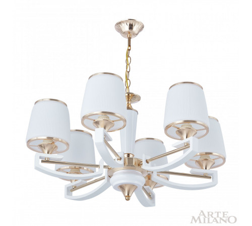 Подвесная люстра Arte Milano Florentia-2457 302457/6 Wh/Gd