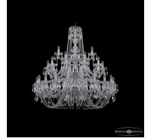 Подвесная люстра Bohemia Ivele Crystal 1402/20+10+5/400/3d Ni