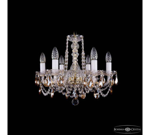Подвесная люстра Bohemia Ivele Crystal 1402/6/160 G K721 Подвесная люстра Bohemia Ivele Crystal 1402/6/160 G K721