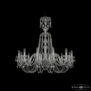 Подвесная люстра Bohemia Ivele Crystal 1402/12/360/XL-95 Ni