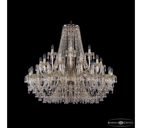 Подвесная люстра Bohemia Ivele Crystal 1410/20+10+5/400 G V0300 M801 Подвесная люстра Bohemia Ivele Crystal 1410/20+10+5/400 G V0300 M801