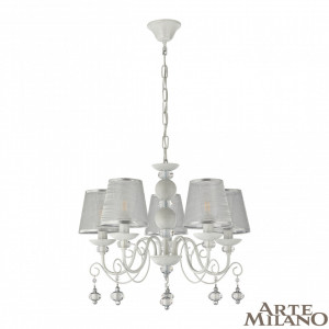Подвесная люстра Arte Milano 347620/5 WT+SL