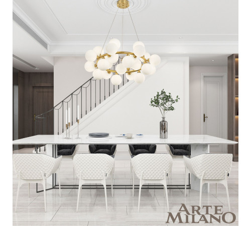 Подвесная люстра Arte Milano BA.55398.D700.G9.25 G Подвесная люстра Arte Milano BA.55398.D700.G9.25 G