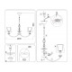 Подвесная люстра Ambrella Light High Light Ceramo Classic LH75025