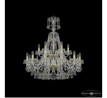 Подвесная люстра Bohemia Ivele Crystal 1409/12+6/300/XL-94/2d G