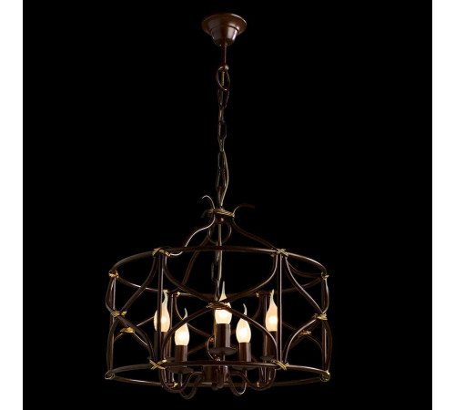 Подвесная люстра Arte Lamp Bellator A8959SP-5BR Подвесная люстра Arte Lamp Bellator A8959SP-5BR