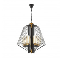 Подвесная люстра Lumina Deco Canti LDP 1244-5 BK+MD