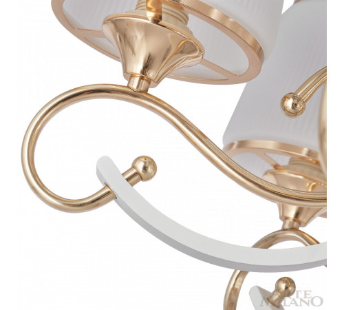 Подвесная люстра Arte Milano Florentia-3857 303857/8 Wh/Gd Подвесная люстра Arte Milano Florentia-3857 303857/8 Wh/Gd