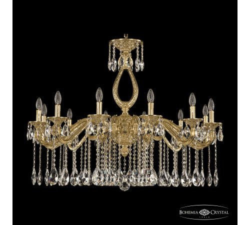 Подвесная люстра Bohemia Ivele Crystal Florence 71302/12/360 A G Подвесная люстра Bohemia Ivele Crystal Florence 71302/12/360 A G