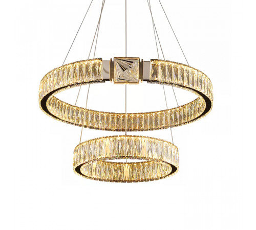 Подвесная люстра Delight Collection D8010P/2R/D600+400 gold Подвесная люстра Delight Collection D8010P/2R/D600+400 gold