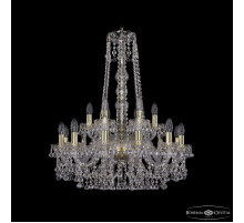 Подвесная люстра Bohemia Ivele Crystal 1409/12+6/240/h-77 G