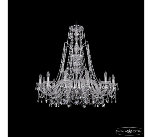 Подвесная люстра Bohemia Ivele Crystal 1411/12/360/XL-96 Ni
