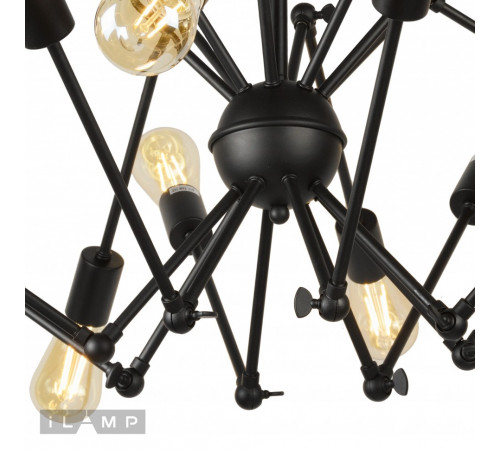 Подвесная люстра iLamp Spider Loft212-16 Подвесная люстра iLamp Spider Loft212-16