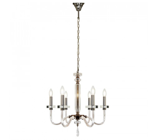 Подвесная люстра iLamp Vibe P9474-6 Nickel