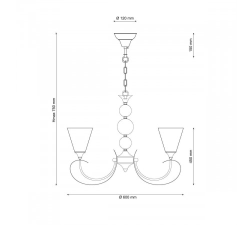 Подвесная люстра Lucia Tucci Mandoria 099.3 Подвесная люстра Lucia Tucci Mandoria 099.3