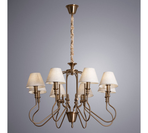 Подвесная люстра Arte Lamp Agio A6086LM-8PB Подвесная люстра Arte Lamp Agio A6086LM-8PB