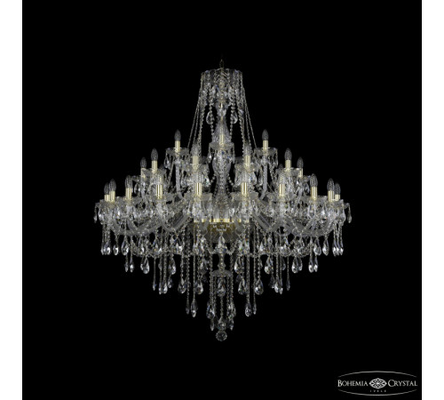Подвесная люстра Bohemia Ivele Crystal 1415/20+10+5/460 G Подвесная люстра Bohemia Ivele Crystal 1415/20+10+5/460 G