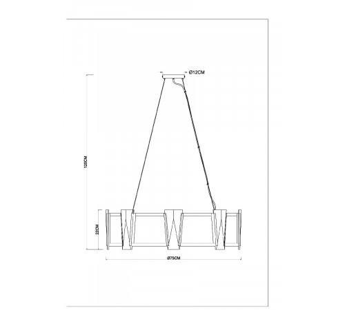 Подвесная люстра Arte Lamp Grato A4079LM-8CC Подвесная люстра Arte Lamp Grato A4079LM-8CC