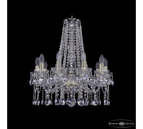 Подвесная люстра Bohemia Ivele Crystal 1413/10/200/h-60 G Подвесная люстра Bohemia Ivele Crystal 1413/10/200/h-60 G