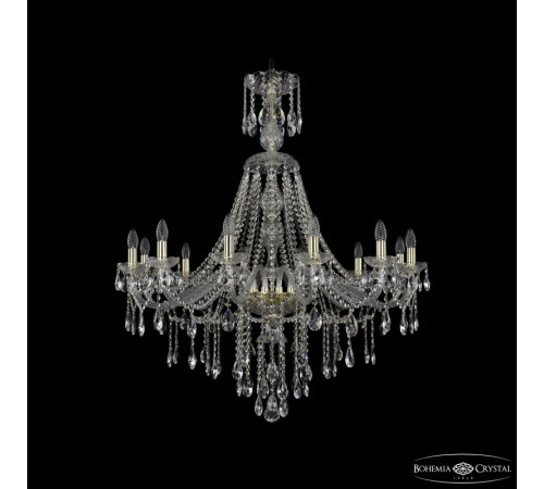 Подвесная люстра Bohemia Ivele Crystal 1415/12/360/XL-113 G Подвесная люстра Bohemia Ivele Crystal 1415/12/360/XL-113 G