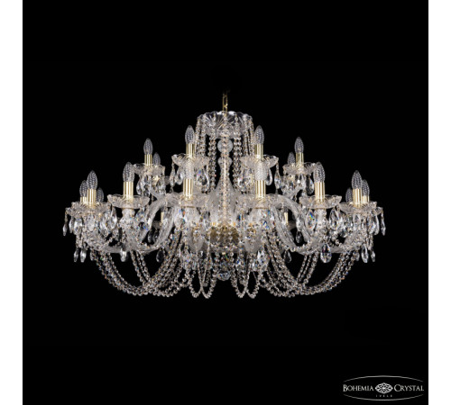 Подвесная люстра Bohemia Ivele Crystal 1402/16+8/400 G