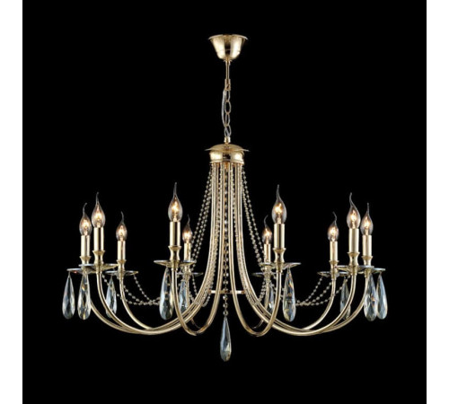 Подвесная люстра Crystal Lux Victoria SP10 Gold/Amber Подвесная люстра Crystal Lux Victoria SP10 Gold/Amber