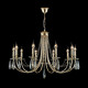 Подвесная люстра Crystal Lux Victoria SP10 Gold/Amber