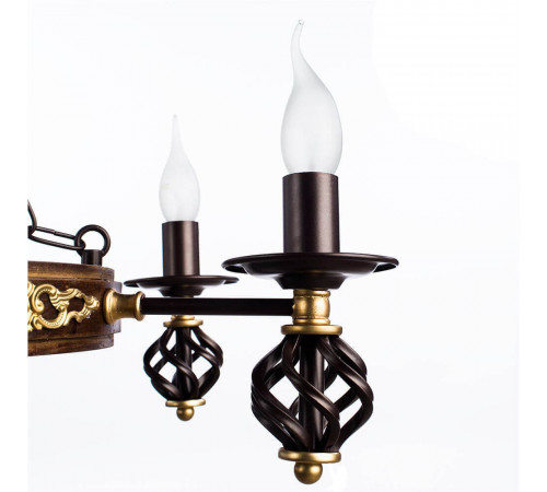 Подвесная люстра Arte Lamp Cartwheel A4550LM-6CK Подвесная люстра Arte Lamp Cartwheel A4550LM-6CK